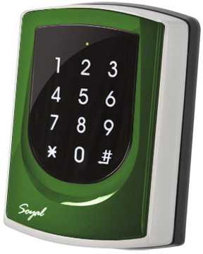 SOYAL AR-725EB-M zöld, fémkeret